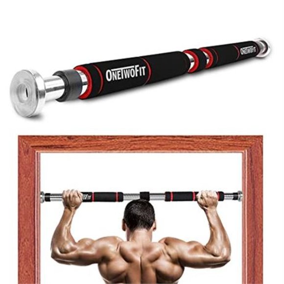 OneTwoFit Pull Up Bar Doorway Chin Up Bar Household Horizontal Bar Home Gym - Picture 1 of 2